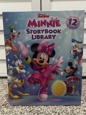 Disney Minnie Storybook Library 12 Book Set Kids Board Books Bundle